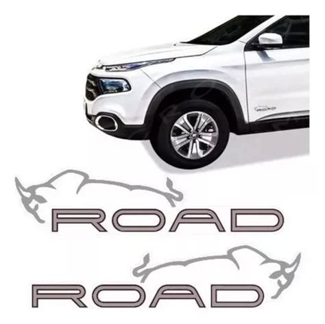 Par Adesivo Lateral Fiat Toro Road A Emblema Porta Mercadolivre