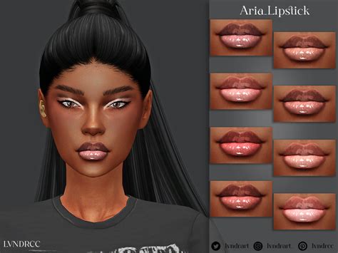 Aria Lipstick Sims Body Mods Sims Piercings Sims Cc Makeup