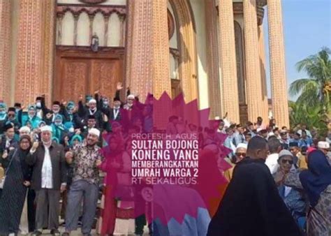 Profesi H Agus Sultan Bojong Koneng Yang Memberangkatkan Umrah Warga 2