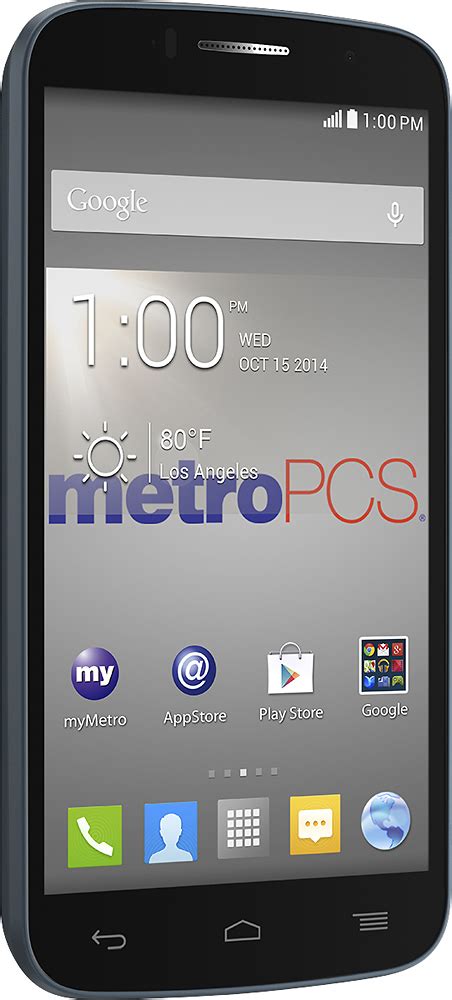 Best Buy Metropcs Alcatel Fierce Ii 4g No Contract Cell Phone Black