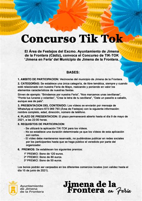 El Ayuntamiento De Jimena Organiza Un Concurso De Tik Tok