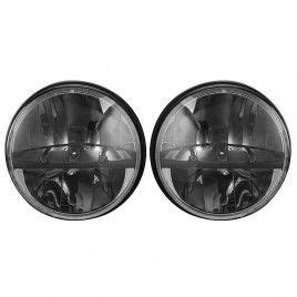 Pcs Set Inch W Cree Round High Low Beam Led Headlight For Jeep