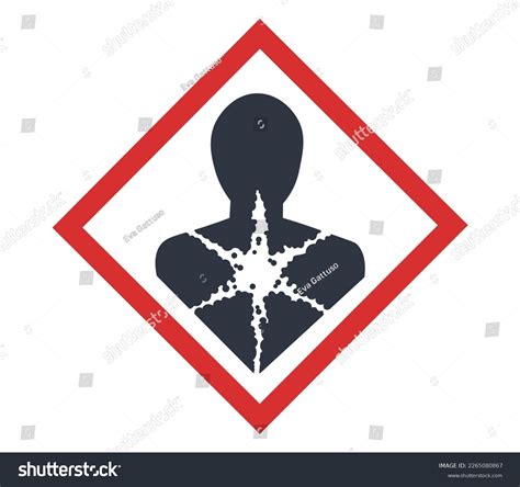 Health Hazard Pictogram Concept Packaging Regulations Stock Vector (Royalty Free) 2265080867 ...