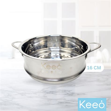 Jual Keeo Cm Kukusan Klakat Steamer Stainless Steel Ss Mpasi