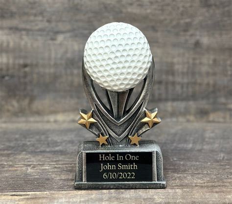 Golf Trophy Hole In One Trophy Tournament Trophy Classic Golf Charity Event Trophy Recognition