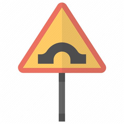 Bridge Ahead Bridge Sign Caution Sign Narrow Bridge Traffic Sign Icon Download On Iconfinder