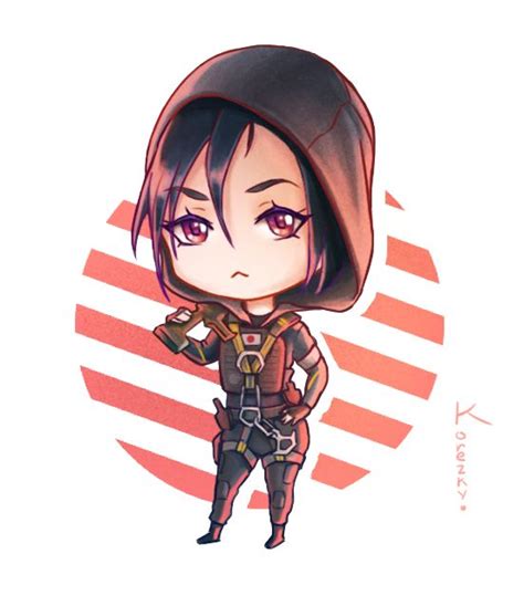 Chibi Hibana By Korezky Chibi Rainbow Six Siege Anime Rainbow Six