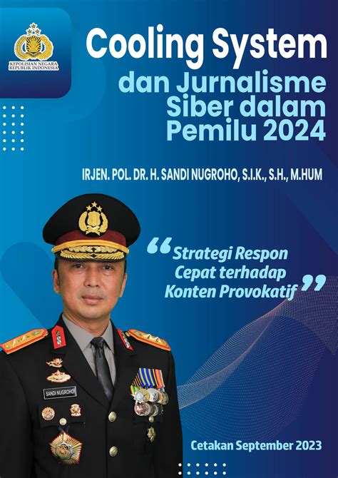 E Book Cooling System Dan Jurnalisme Siber Dalam Pemilu 2024 Irjen