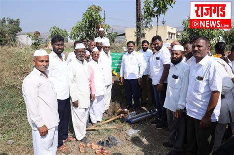 कांबरे खे बा येथे आमदार संग्राम थोपटे यांच्या हस्ते जल जीवन मिशन पाणी योजनेचे भूमिपूजन Rajgad