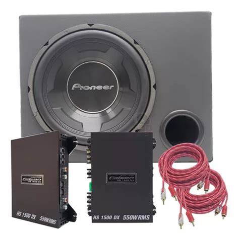 Caixa Subwoofer Pioneer Bobina Dupla Pol Falcon Df X Dx