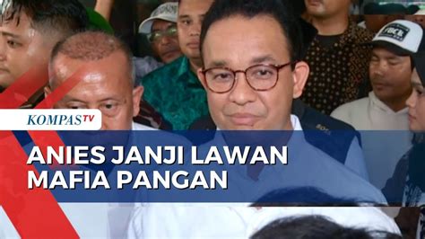 Di Hadapan Pendukungnya Anies Baswedan Janji Lawan Mafia Beras Dan