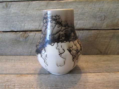 Horse Hair Pottery 6 Vase Made In Wyoming Etsy