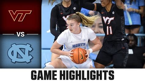 Virginia Tech Vs North Carolina Women S Basketball Highlights 2022 23