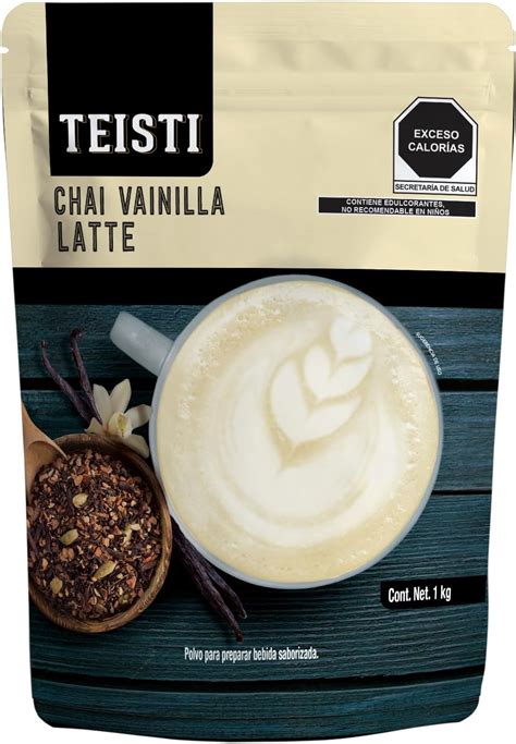 Teisti Chai Vainilla Latte 1kg Amazon Mx Alimentos Y Bebidas