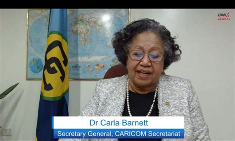 Address By Secretary General Dr Carla Barnett At The Opening Ceremony