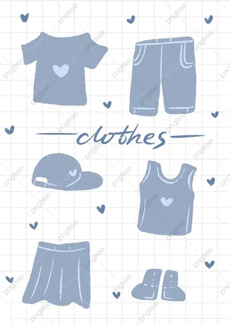 Cartoon Clothes Illustration Png Vector Psd And Clipart With