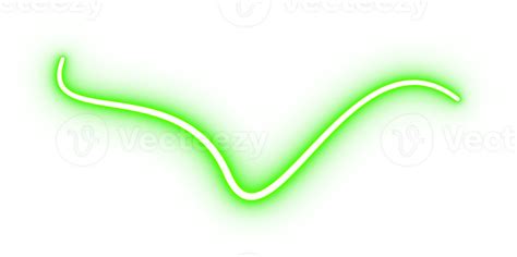 Flash Glowing Neon Curved Line 24683993 Png