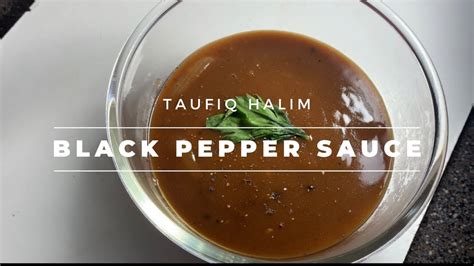 Black Pepper Sauce Youtube
