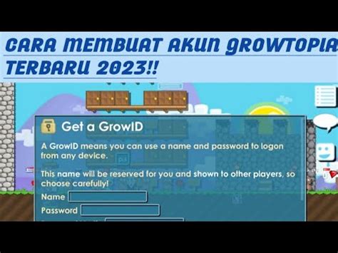 Dijamin Berhasil Cara Membuat Akun Baru Growtopia Anti Unable To