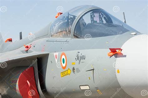 Cockpit View of the Indian Light Fighter Tejas Aircraft Editorial ...