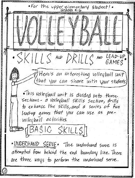 Volleyball Skills And Drills Physical Education Lessons Volleyball Skills Physical Education