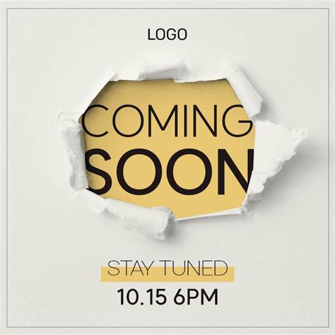 Coming Soon Announcement Social Media Banner Templateeditable Premium