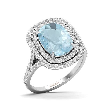 Buy Aquamarine Stone Rings for Men & Women at the Best Price