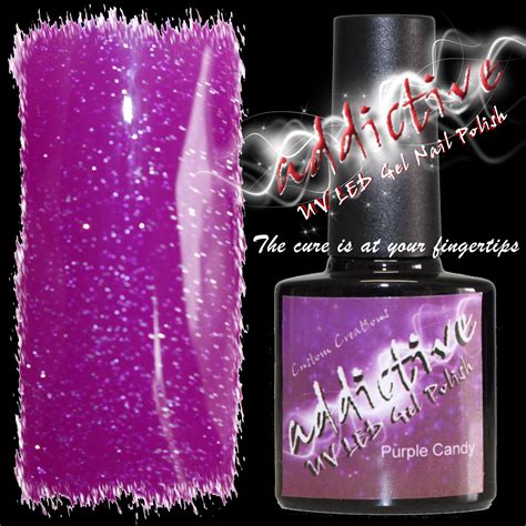 Addictive UV LED Gel Nail Polish - Purple Candy