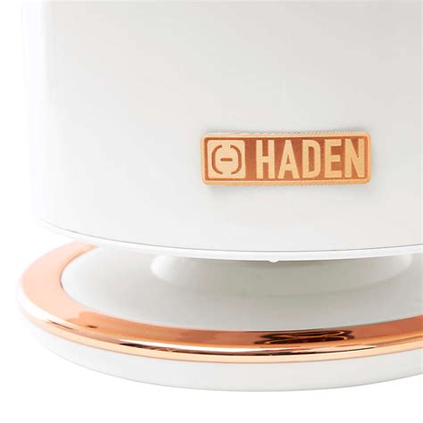 Haden Heritage Ivory And Copper Electric Tea Kettle Reviews Crate