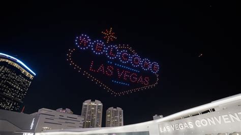 400 Drones Light Up Vegas for the Drone Show Competition at LDI