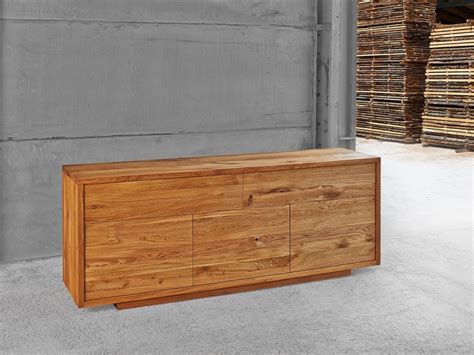 Sideboard Aus Massivem Holz Mit Schubladen LINEA By Vitamin Design