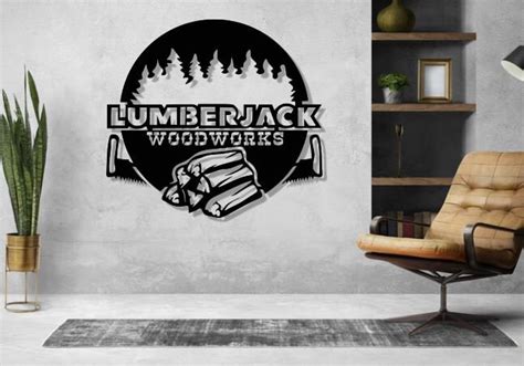 Lumberjack Svg Dxf Files Laser Cut File Lumberjack Wood Etsy