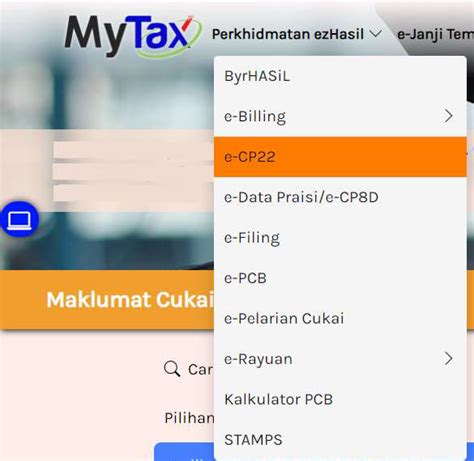 How To Submit Cp For New Employees Via Lhdn Mytax Portal Centralhr