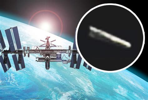 Cigar Shaped Ufo Caught On International Space Station S Live Video