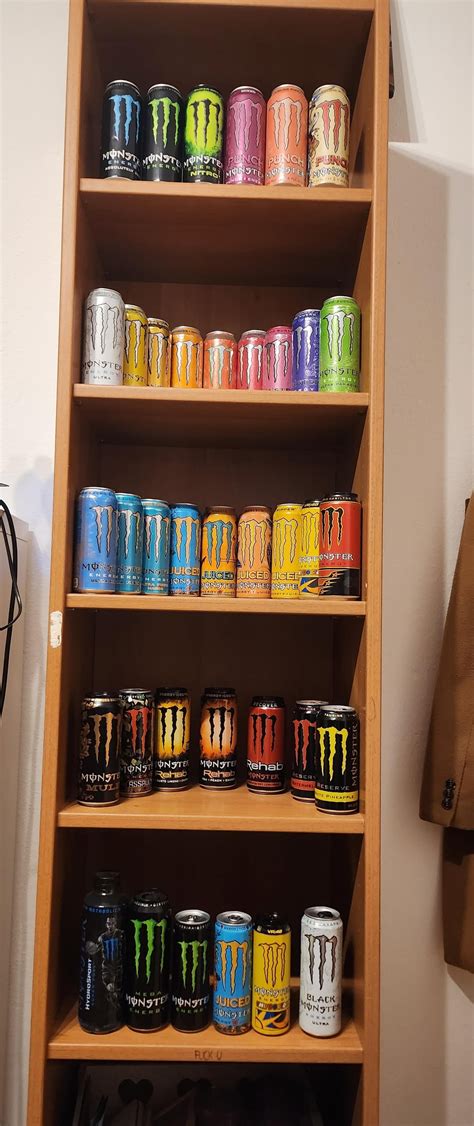 This is my monster energy collection, yes it's not so big but it will ...