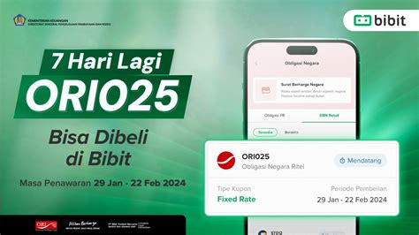 Investasi Ori Jadi Sbn Ritel Pertama Tahun Ini Blog Bibit