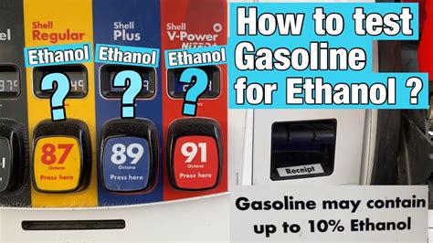 How To Test 91 Octane Gasoline For Ethanol How To Test Patrol For