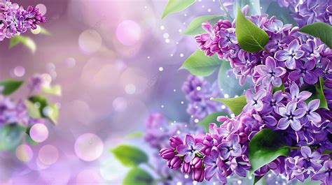 Bright And Colorful Flowers Lilac Background, Landscape, Spring, Field Background Image And ...