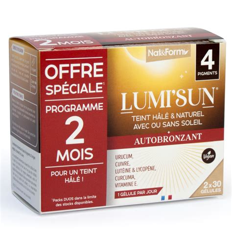 Nat Form Activ Lumi Sun Autobronzant Boite De