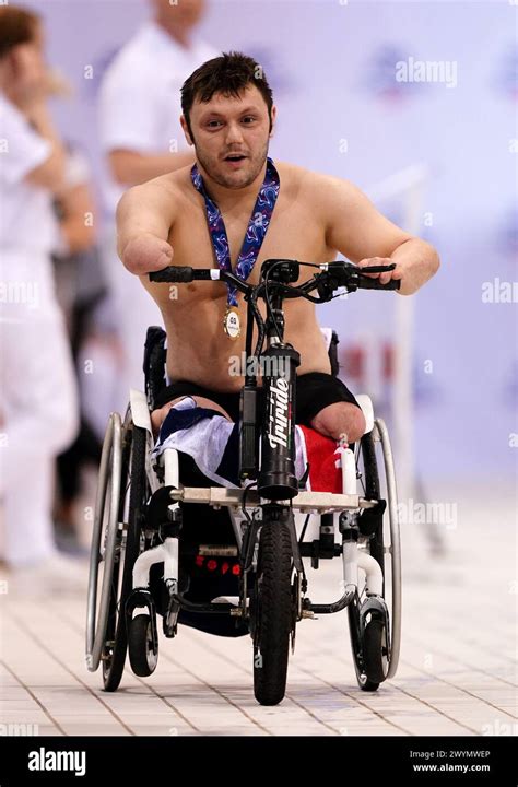 Lyndon Longhorne After Racing In The Mens 50m Backstroke Para Paris