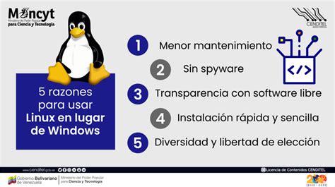 Las Ventajas De Linux En Uso Doméstico Y Corporativo Cenditel