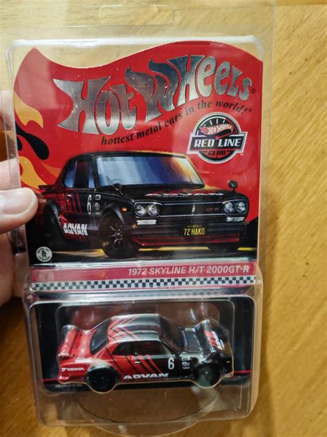 Rlc Hot Wheels Gt R Collector Redline Club Rlc Nissan Skyline H T Ogt Rad