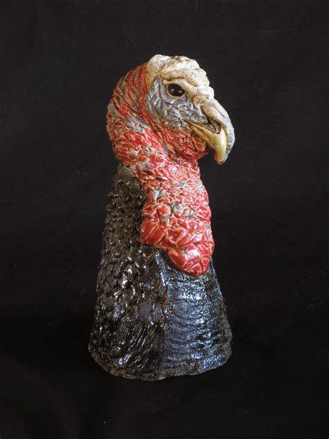 Turkey Head Wine Bottle Decoration Yasuko S Ceramics