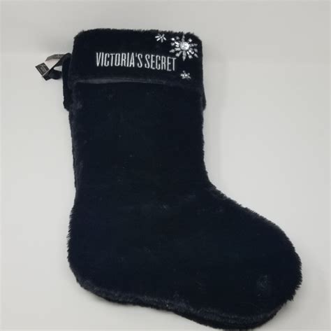 Victorias Secret Holiday Victorias Secret Christmas Black Stocking W Bling Poshmark