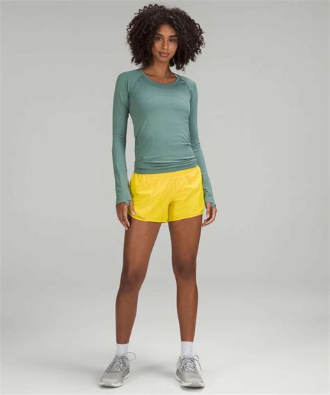 Lululemon Hotty Hot Low Rise Lined Short Maize Yellow Lulu Fanatics