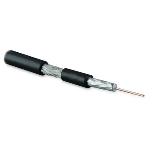 Hyperline COAX-RG59-100 Кабель коаксиальный RG-59, 75 Ом, жила - 20 AWG ...