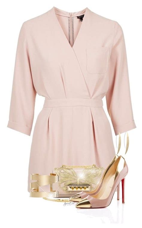 Light Pink And Gold By Tayswift 1d Liked On Polyvore Featuring