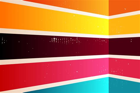 Retro Abstract Background Vector Vintage Geometric Stripes Design