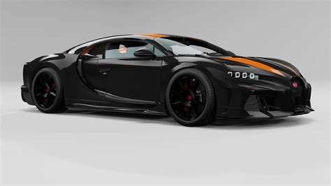 МОД Bugatti Chiron Ss Pur Sport Sport 110 ДЛЯ Beamng Drive Beamng Машины Beamng Drive Моды