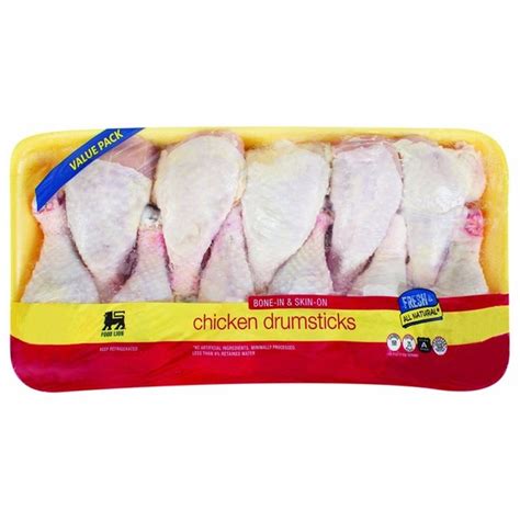 Food Lion Bone In Skin On Chicken Drumsticks Value Pack Per Lb Instacart